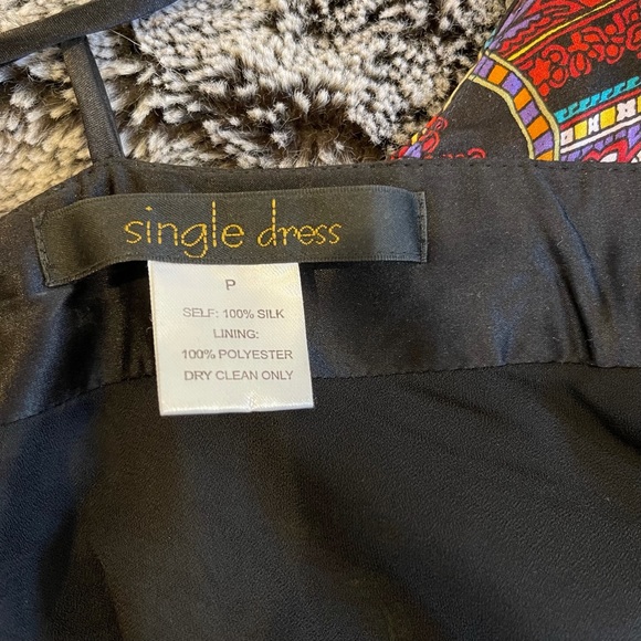 Bohemian Style Silk Dress - P/XS - Picture 4 of 7